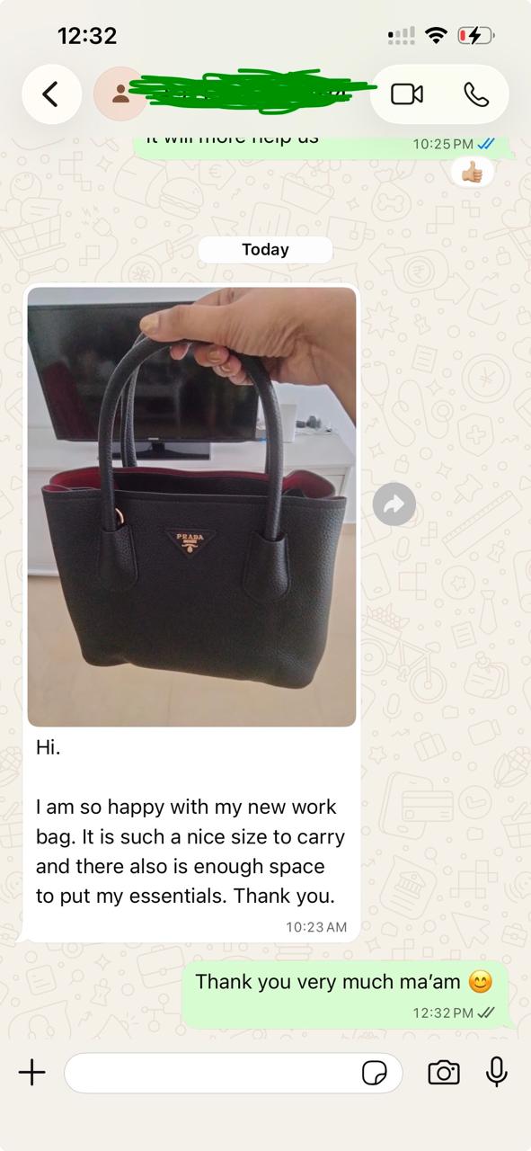 WhatsApp customer review