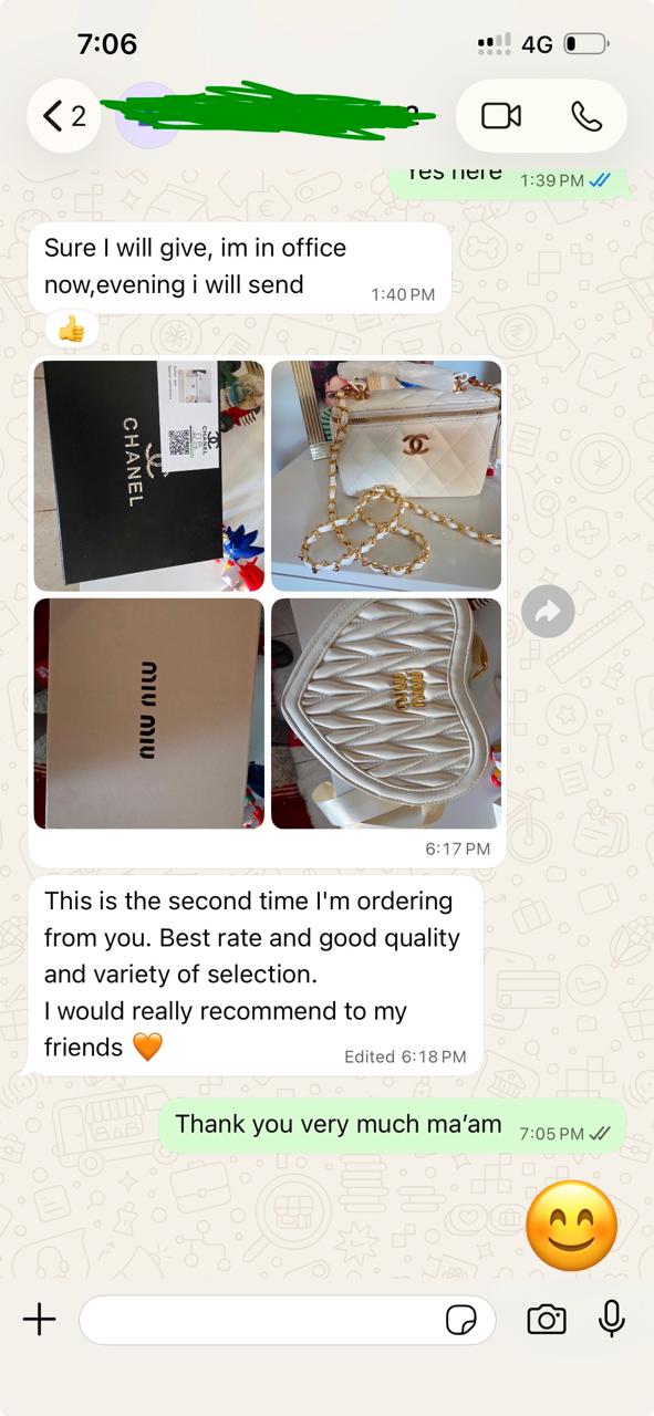 WhatsApp customer review